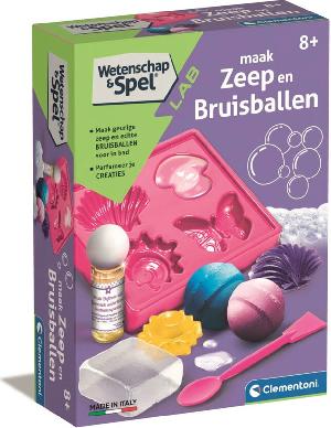 Bekijk leuke cadeautip : Clementoni - Wetenschap & Spel - Zeep en Bruisballen - Experiment